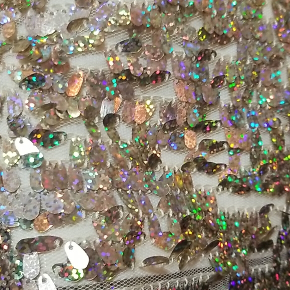 Nwt Crewcuts iridescent sequin skirt - Picture 5 of 5